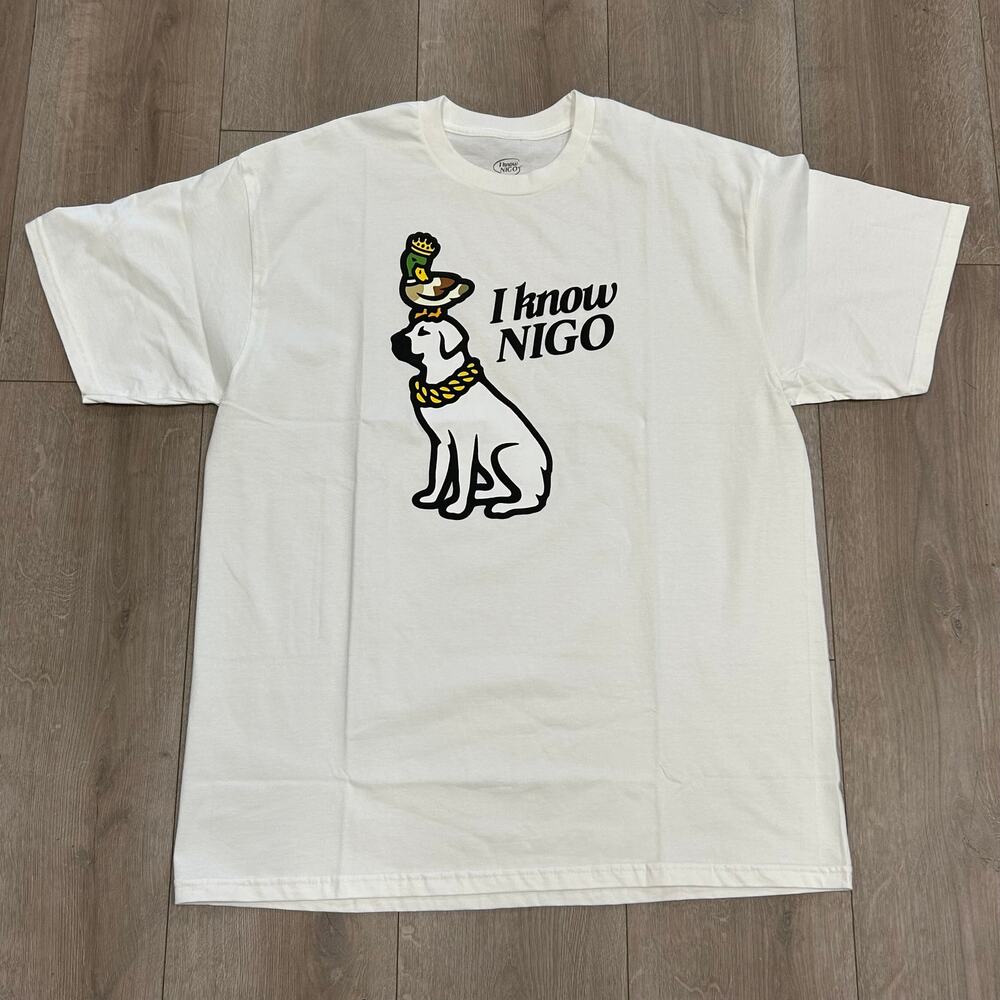 SS22 Human Made I Know Nigo Dog (Ny Pop Up) T-shirt White sz XL SF